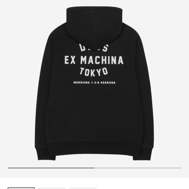 데우스 엑스 마카나 후드티 블랙 XL