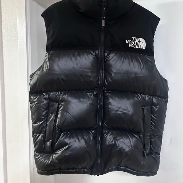 노스페이스 패딩조끼 m