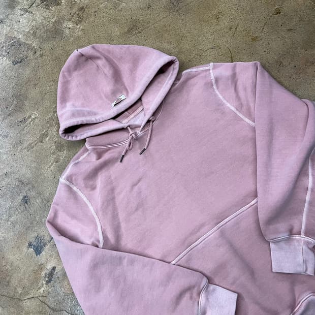 [정품] 웬즈데이오아시스 핑크색 후드티 b10