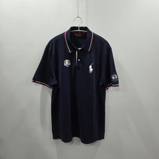 폴로랄프로렌 골프 폴리 카라 반팔티 네이비 M