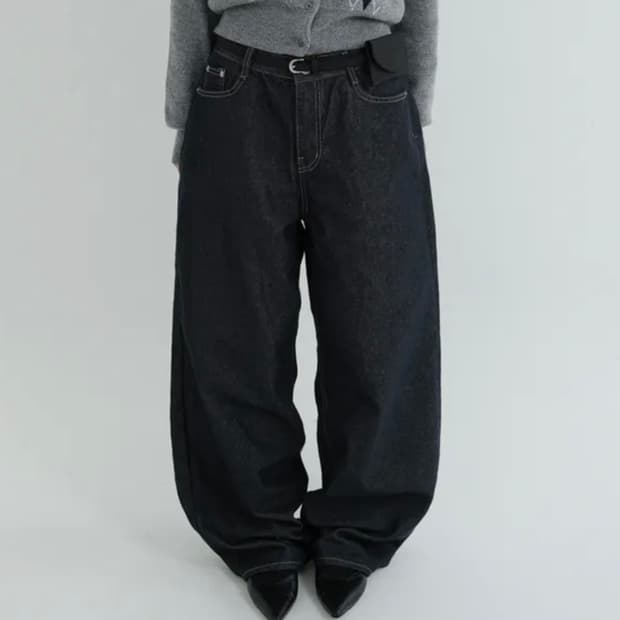 로슨 론페이드 생지 데님 팬츠