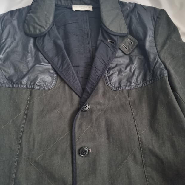 Dries van noten 스탠드카라 헌팅자켓 46