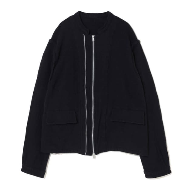 언더커버 축융 울 더블 지퍼 스탠드 칼라 블루종 2사이즈