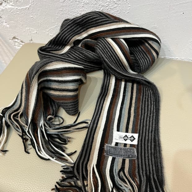 Made in ITALY 빈티지 니팅 머플러