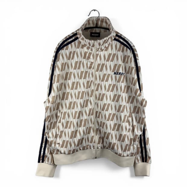 M) 널디 심볼 패턴 트랙탑 져지