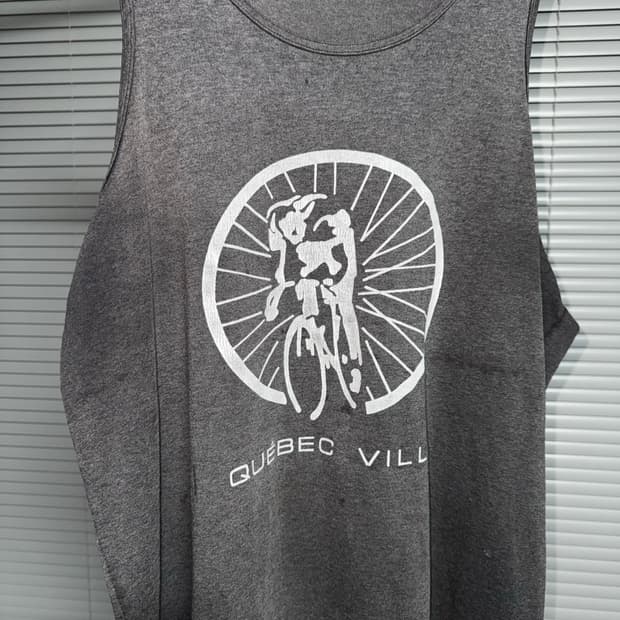 Vintage Québec Ville Cycling Tank Top