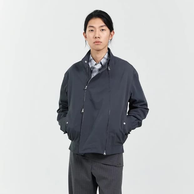 EE double zip harrington jacket 
