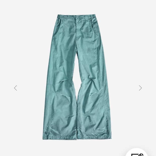 999휴머니티 ADVENTURE DYED PANT (MINT) xs