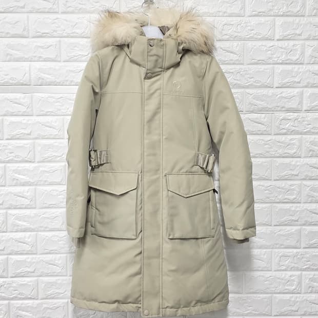 택포_ 빈폴 구스다운 롱패딩 S