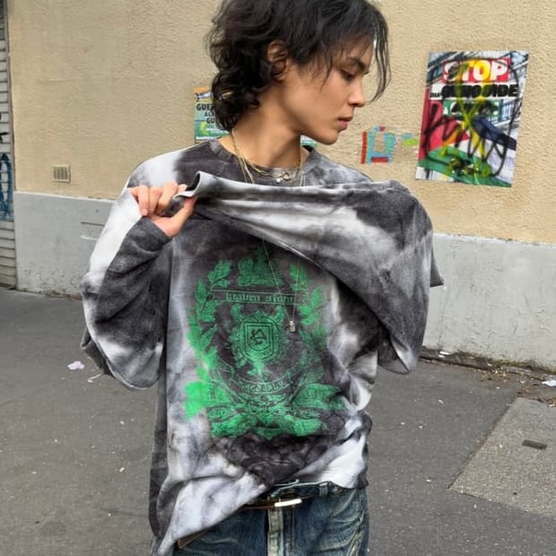 OLD THRONE LONG SLEEVE T SHIRTS - BLURRY