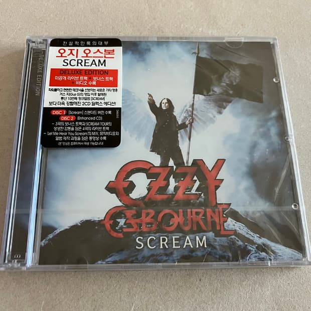 오지오스본 Scream (2CD) 디럭스 에디션 라이센스 미개봉 CD