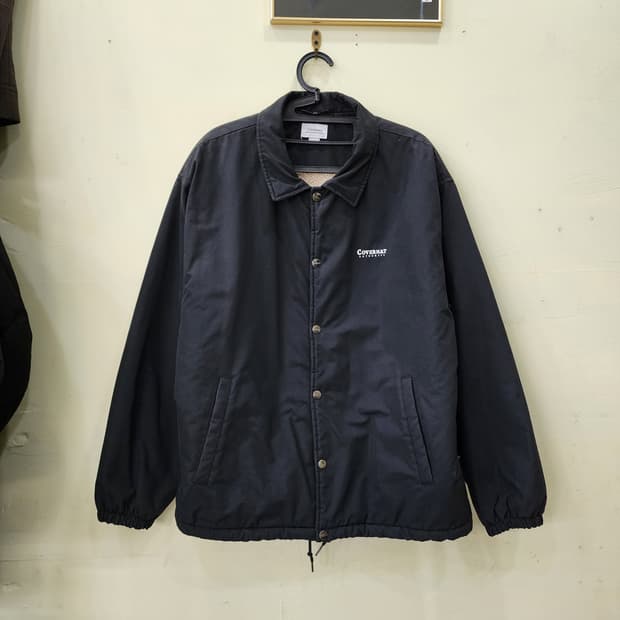 커버낫 로고 코치 자켓