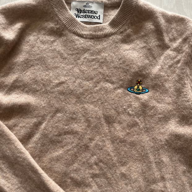 비비안웨스트우드 베이지 니트