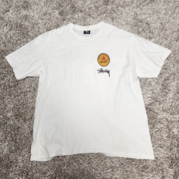 [정품] STUSSY 스투시 월드투어 그래픽 반팔티 (L)