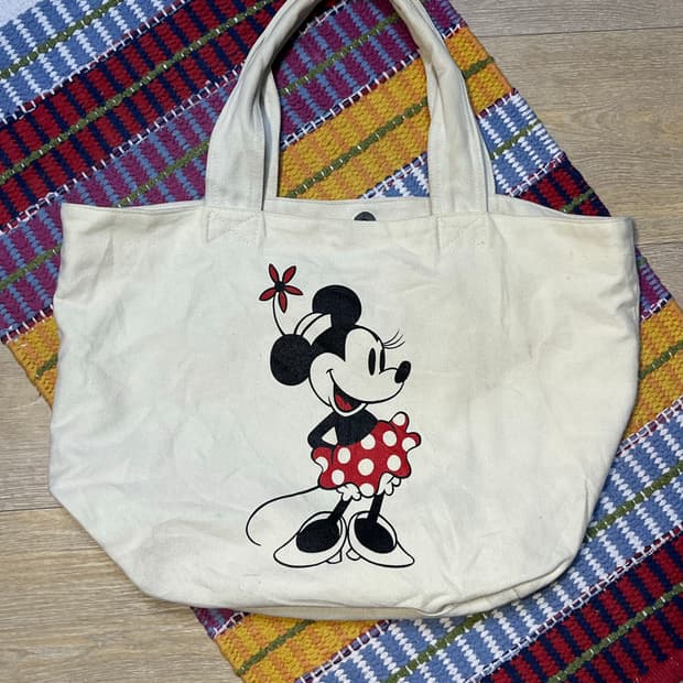 Disney 미니마우스 캔버스 토트백