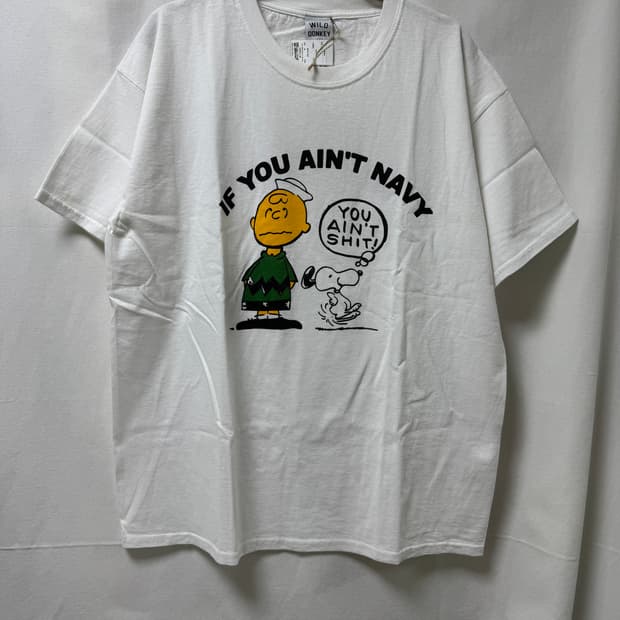 와일드동키 스누티 반팔 티셔츠 L