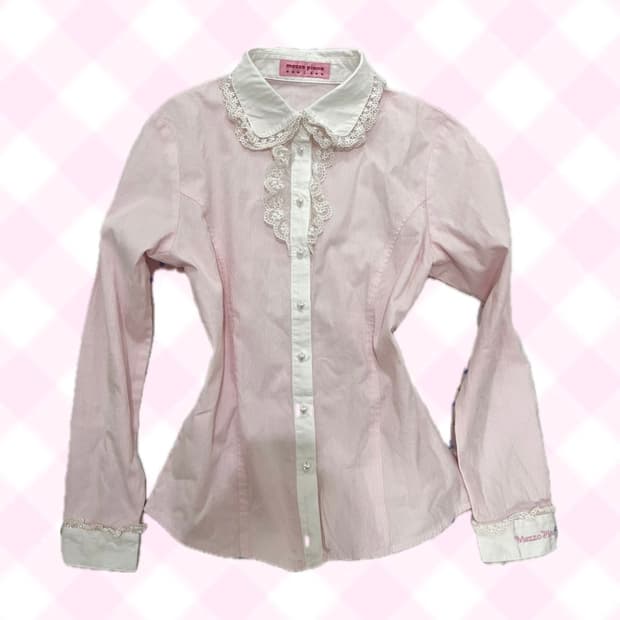 메조피아노 히메가루 레이스 블라우스 로걀탑 대장템 헤이세이 일녀 리즈리사