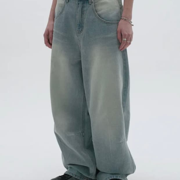 COLOR WASHED DENIM [BLUE]