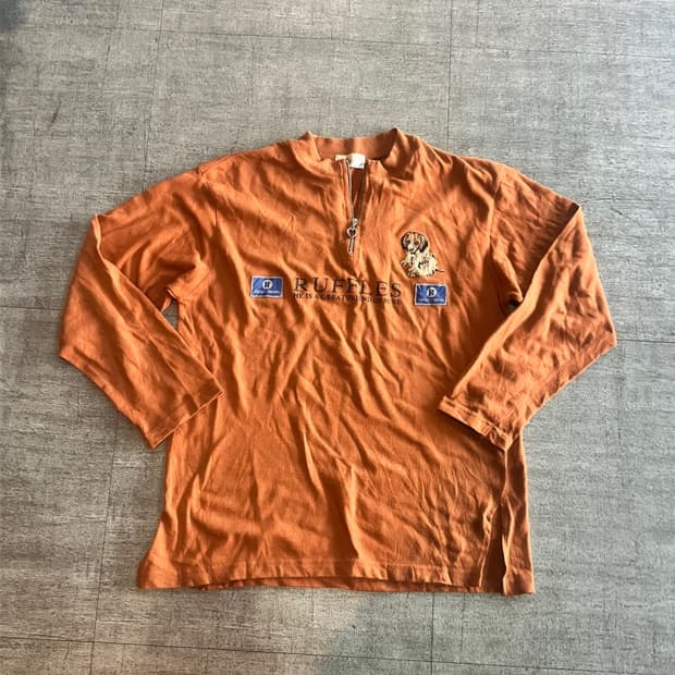 일본빈티지 Jay 올드스쿨아메카지 퍼피반집업 롱슬리브