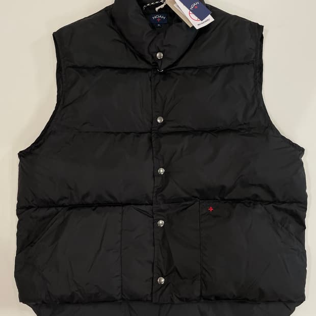 노아 Noah 패딩 베스트 블랙 XL 새상품 판매