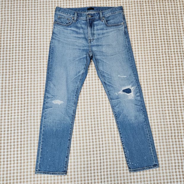 유니클로 스판 데님 청바지 남자33