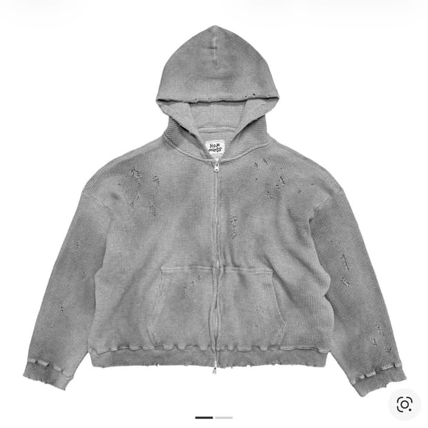 홈리스 빈티지 와플 후드 집업 구매합니다!