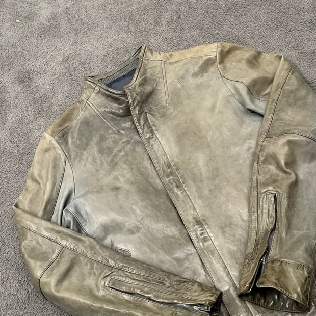 [정품/95] 빈티지 양가죽 라이더 자켓 c1
