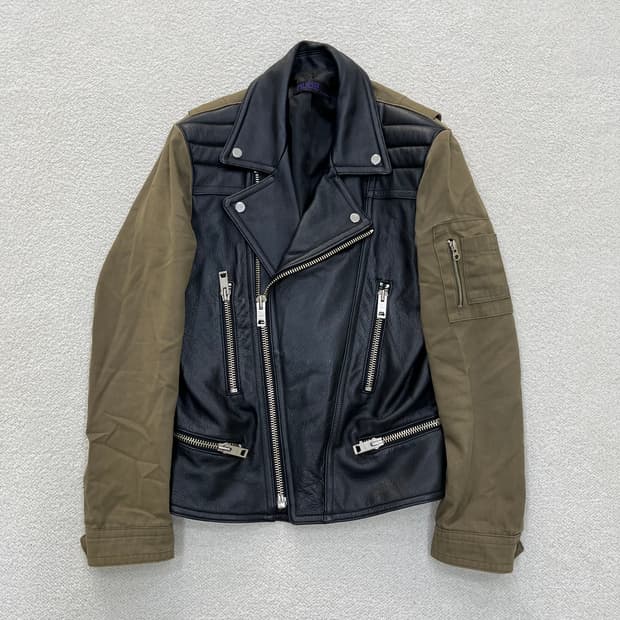 46 누드 양가죽 라이더 자켓 0312M1