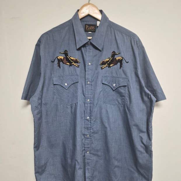 아메리칸빈티지 카우보이 워크 셔츠 XL - S406