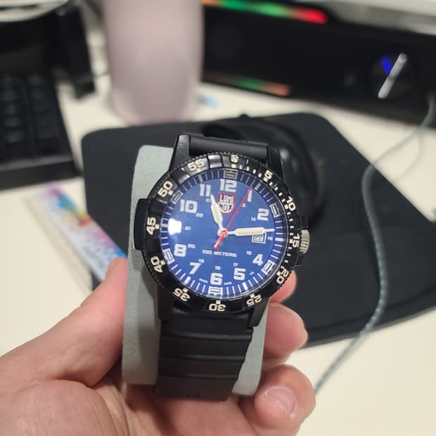 루미녹스  위에야광떨어짐 시계단품  고장x 팝니다!