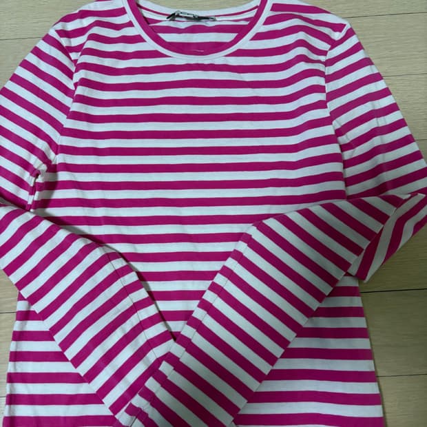 Cos 코스 슬림핏 롱 슬리브 탑 스트라이프 s 