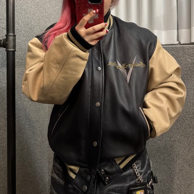 HARLEY-DAVIDSON leather bomber jacket