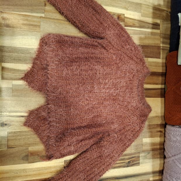 (마지막특가) 브릭 퍼 니트 스웨터