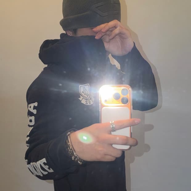 아베크롬비 y2k 네이비 후드