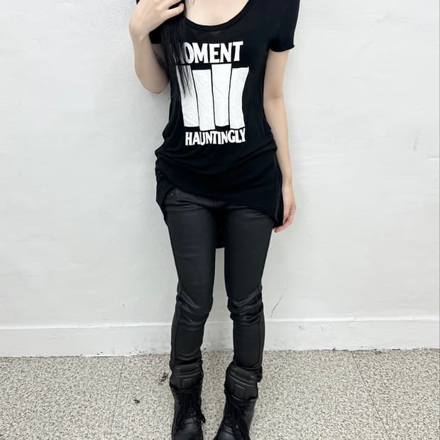 Moment print vampire short sleeve