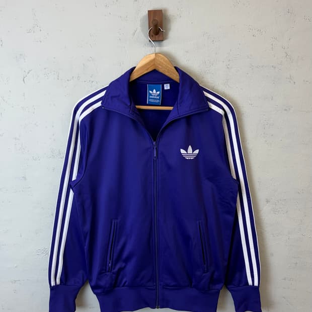 아디다스 파이어버드 삼선 트랙탑 져지 퍼플