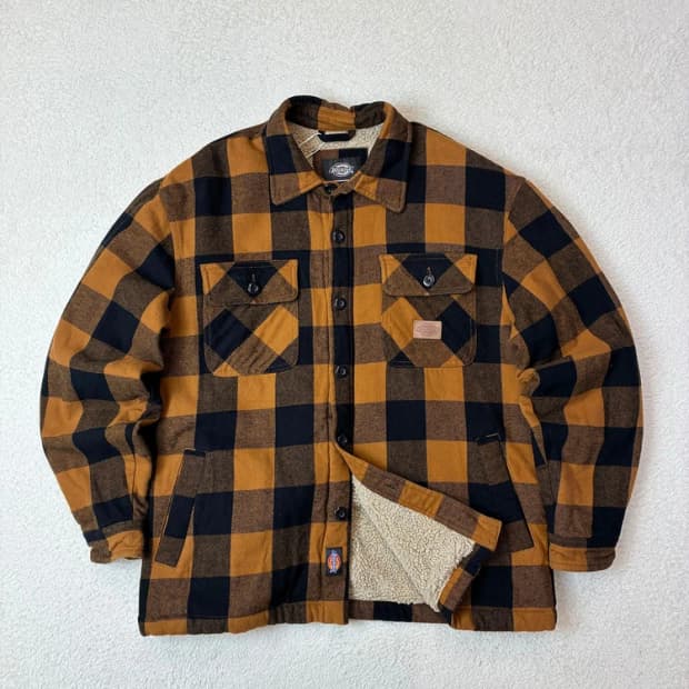 디키즈 버팔로 체크 보아 셔츠 자켓 PN6209