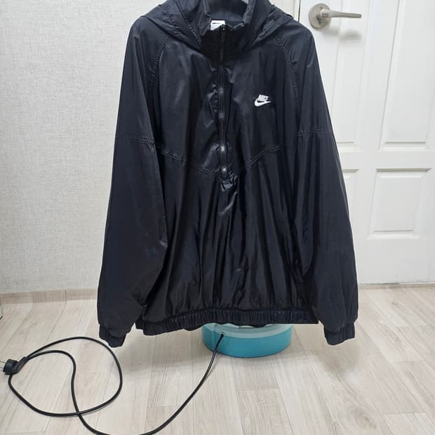 (110~120)2XL☆초대장급☆나이키 윈드러너 우븐[블랙]아노락바람막이