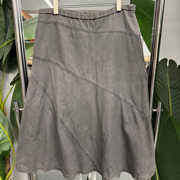 japanese vintage 흑청 데님스커트