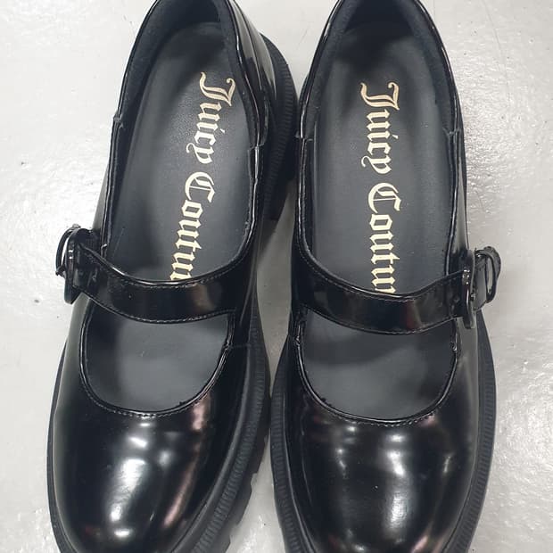 쥬시꾸뛰르 메리제인 슈즈 블랙 235