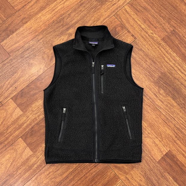 S 파타고니아 레트로 파일 플리스 베스트 집업 