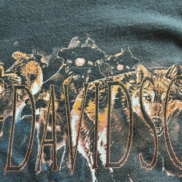 00s Harley-Davidson "Wolf Pack" - 3XL