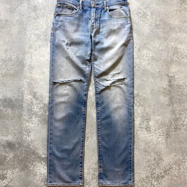 [32] Levi's 502 리바이스 레귤러핏 디스트레스드 데님팬츠
