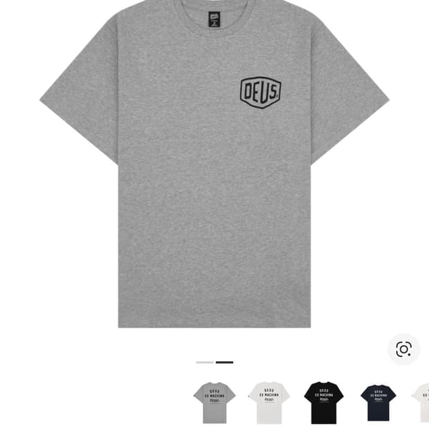 데우스 반팔 그레이 L