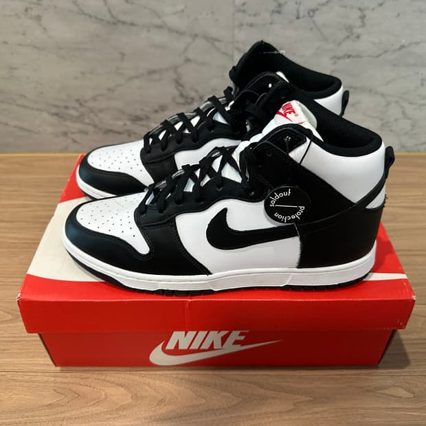 (W)290  m285 나이키 덩크 하이 범고래 블랙 앤 화이트