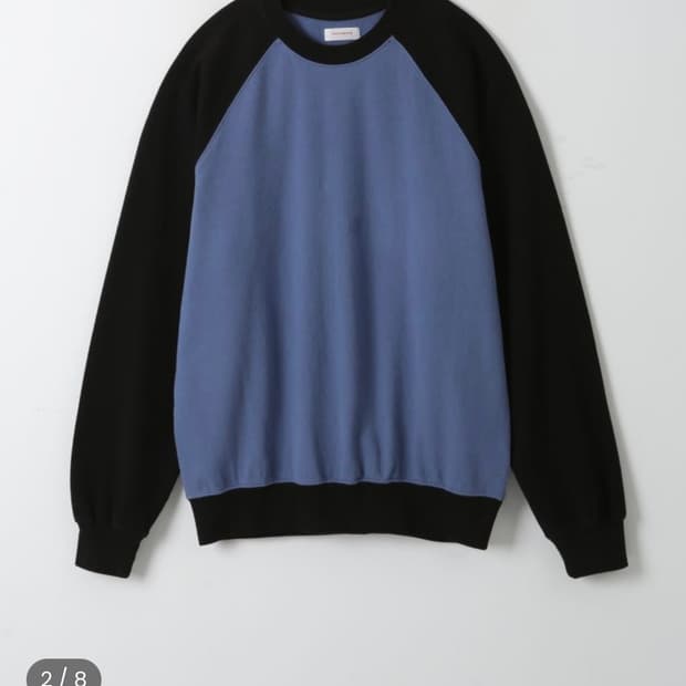 Lightweight Raglan Crewneck Blue 3(105)