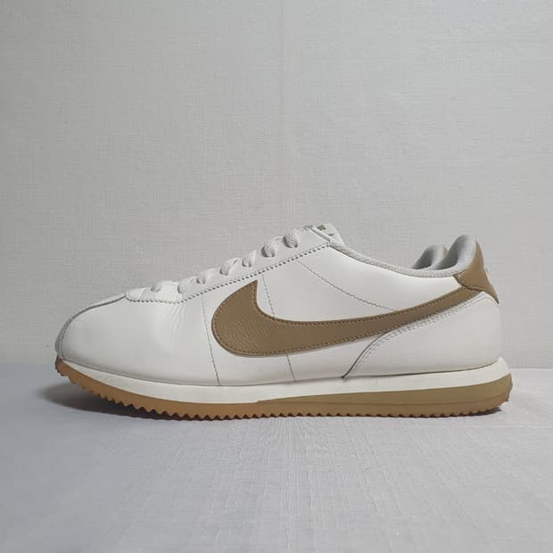 285mm 나이키 코르테즈 레더 M 세일:검 옐로우 파라슈트 베이지