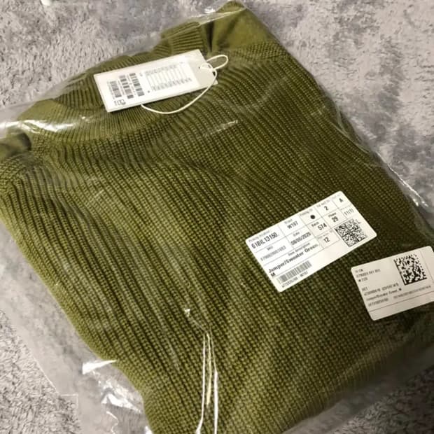 [M]코스 니트 그린 미개봉 새상품