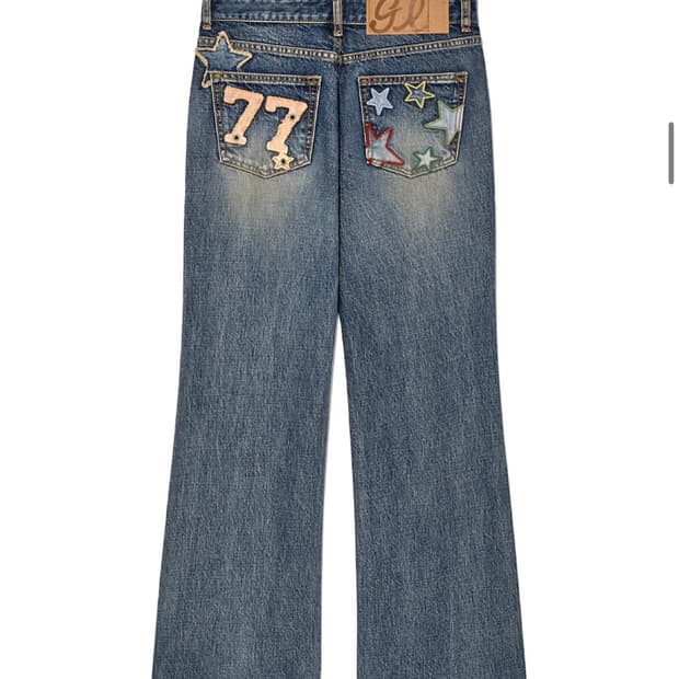 글로니 WESTERN FLARE JEANS (VINTAGE BLUE)