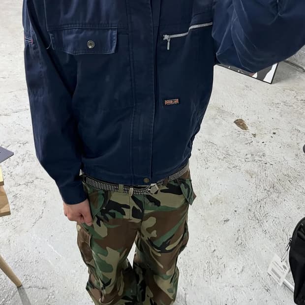 Bull Works fadede work jacket